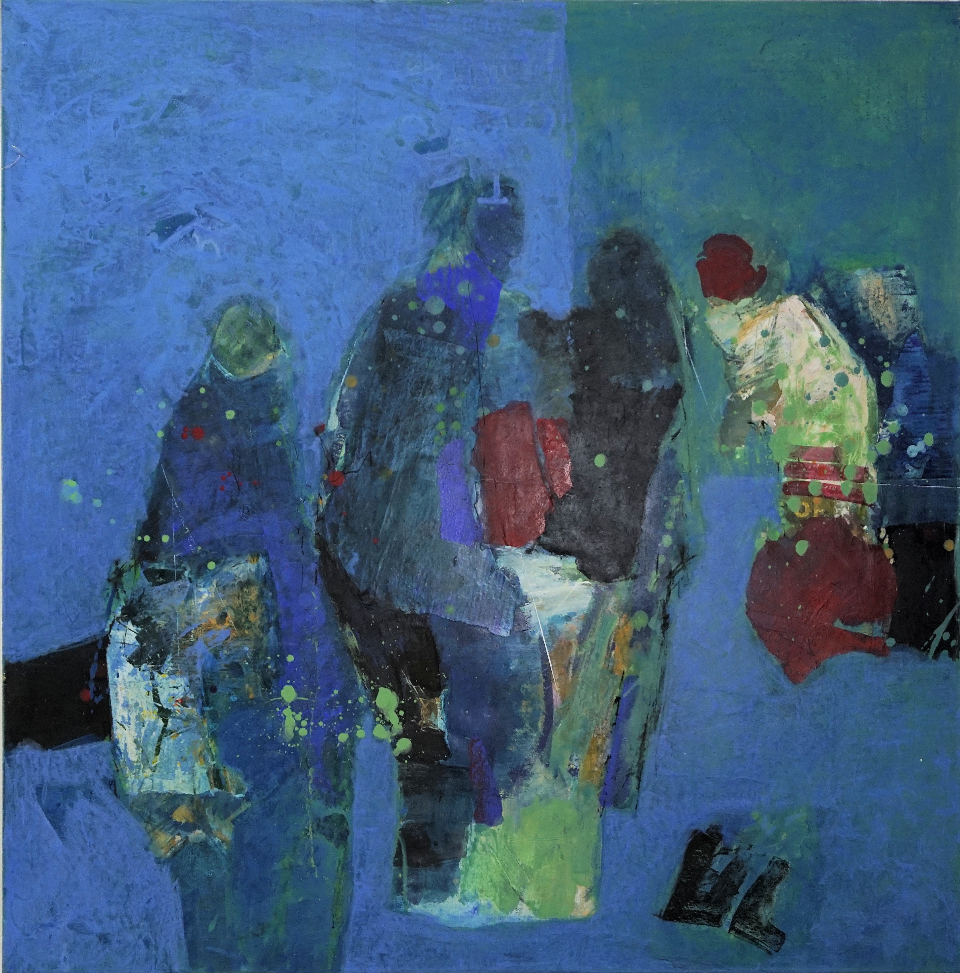 Galerie Erdel | Renate Christin: An der Bar sitzen