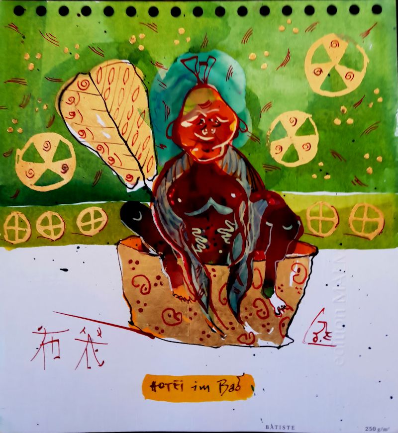 Galerie Erdel | Wolfgang Domröse: Hotei im Bad