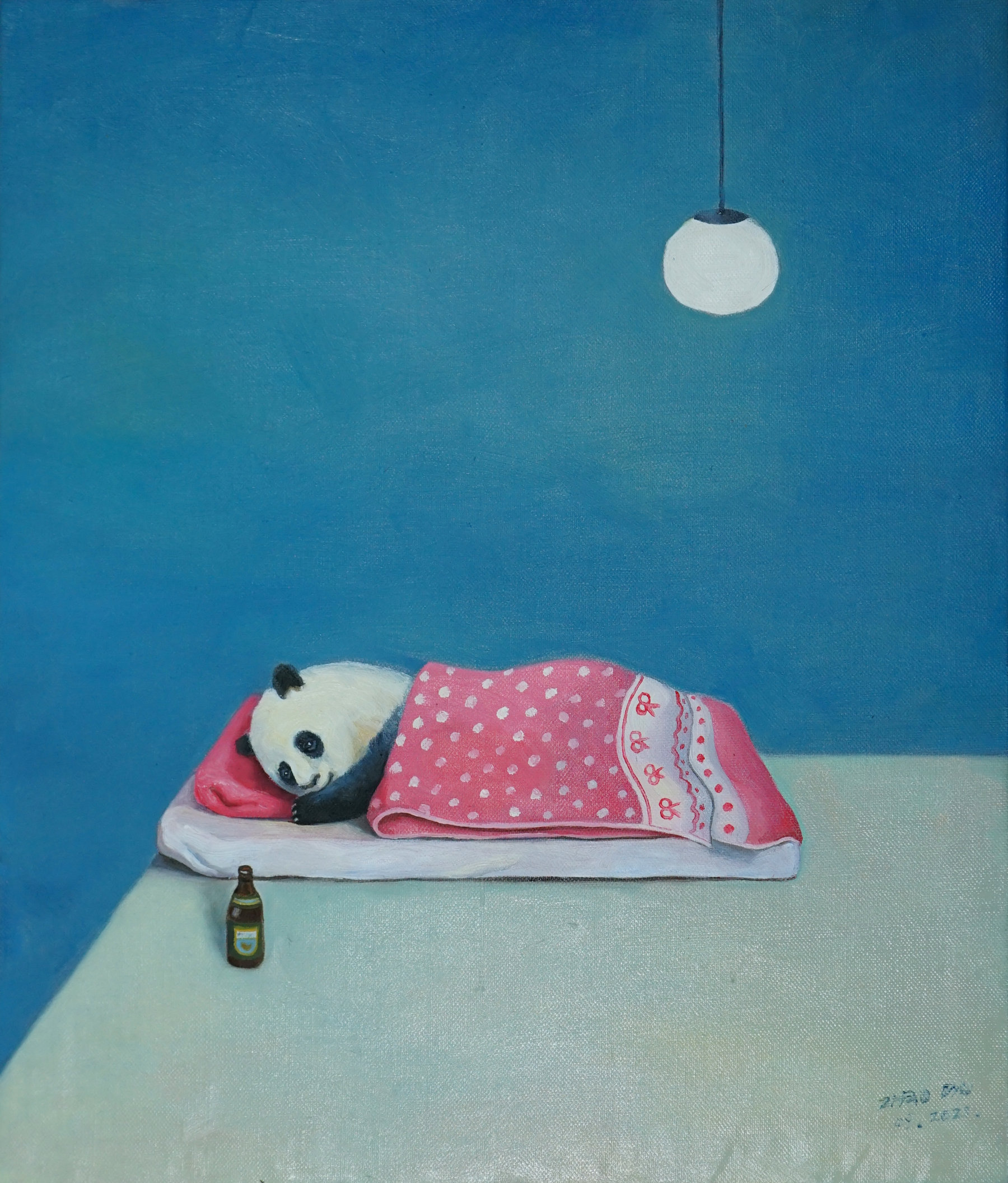 Galerie Erdel | Zhao Bin: Panda allein daheim