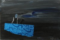 Acryl, Mixed media, 11,7 x 17 cm, 2023