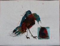 Zeichnung / Aquarell auf Malma-Papier, 30,5 x 39,5, 2022