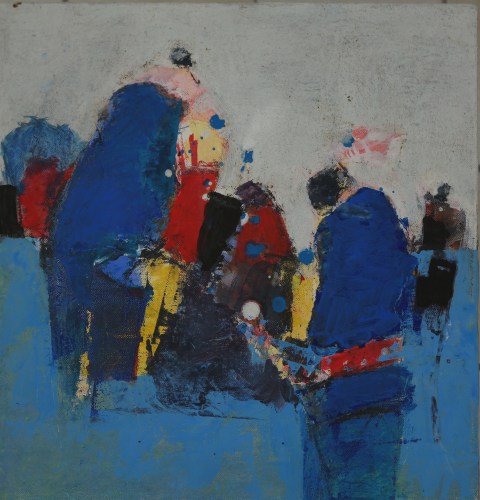 Renate Christin | Abstrakte Komposition in 4 Farben