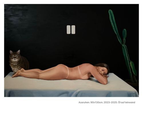 Öl auf Leinwand, 90 x 130 cm, 2023/2025