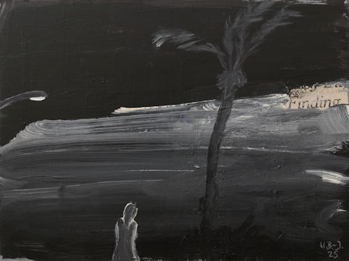 Mischtechnik auf HDF, 18 x 24 cm, 2025