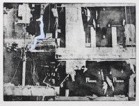 Aquatintaradierung, Acryl auf Kupferdruckpapier, 28,5 x 41 cm, 1981 /2020