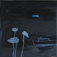 Acryl, Ölpastell auf Leinwand, 80 x 80 cm, 2024