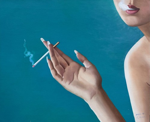 Öl auf Leinwand, 60 x 50 cm, 2025